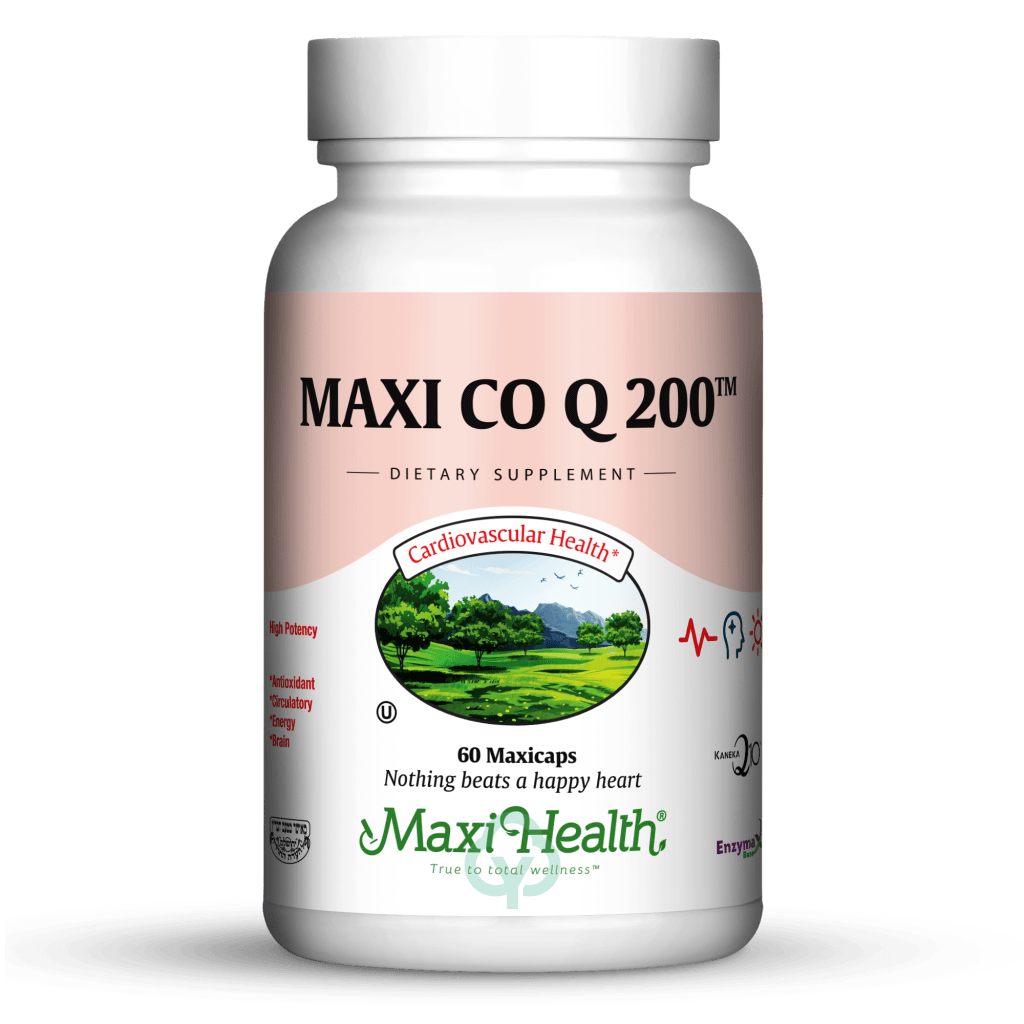 Maxi Health Co Q 200 60 Caps Heart