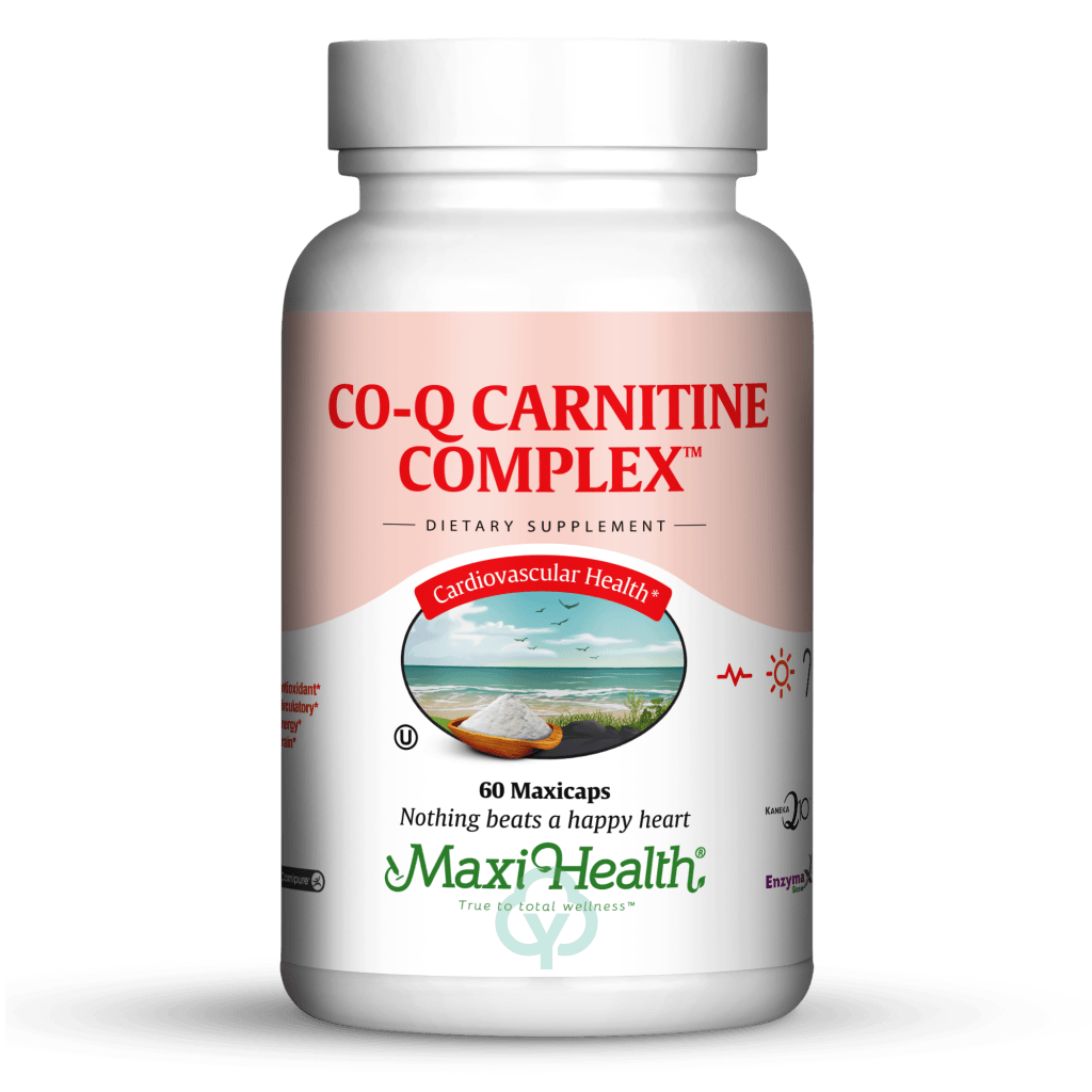 Maxi Health Co Q Carnitine Complex 60 Caps Heart