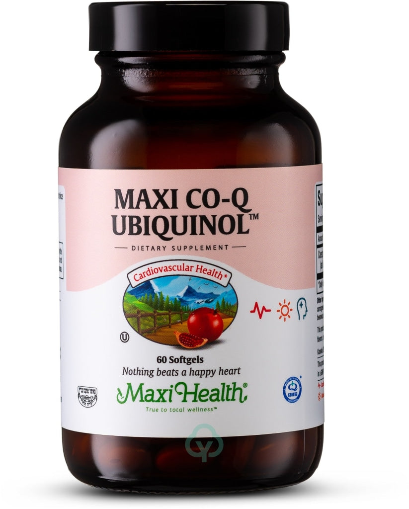 Maxi Health Co Q Ubiquinol 100 Mg 60 Gels Heart