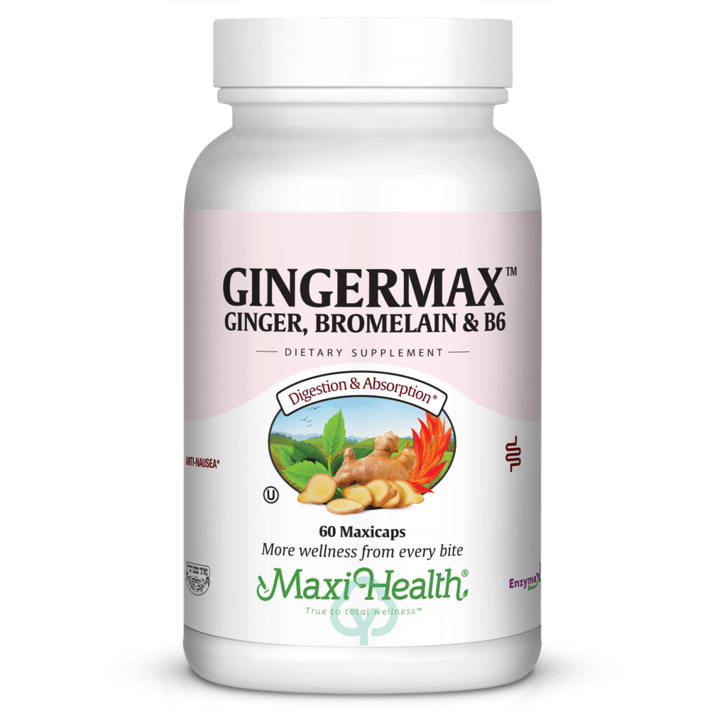 Maxi Health Gingermax 60 Caps Digestion & Absorption