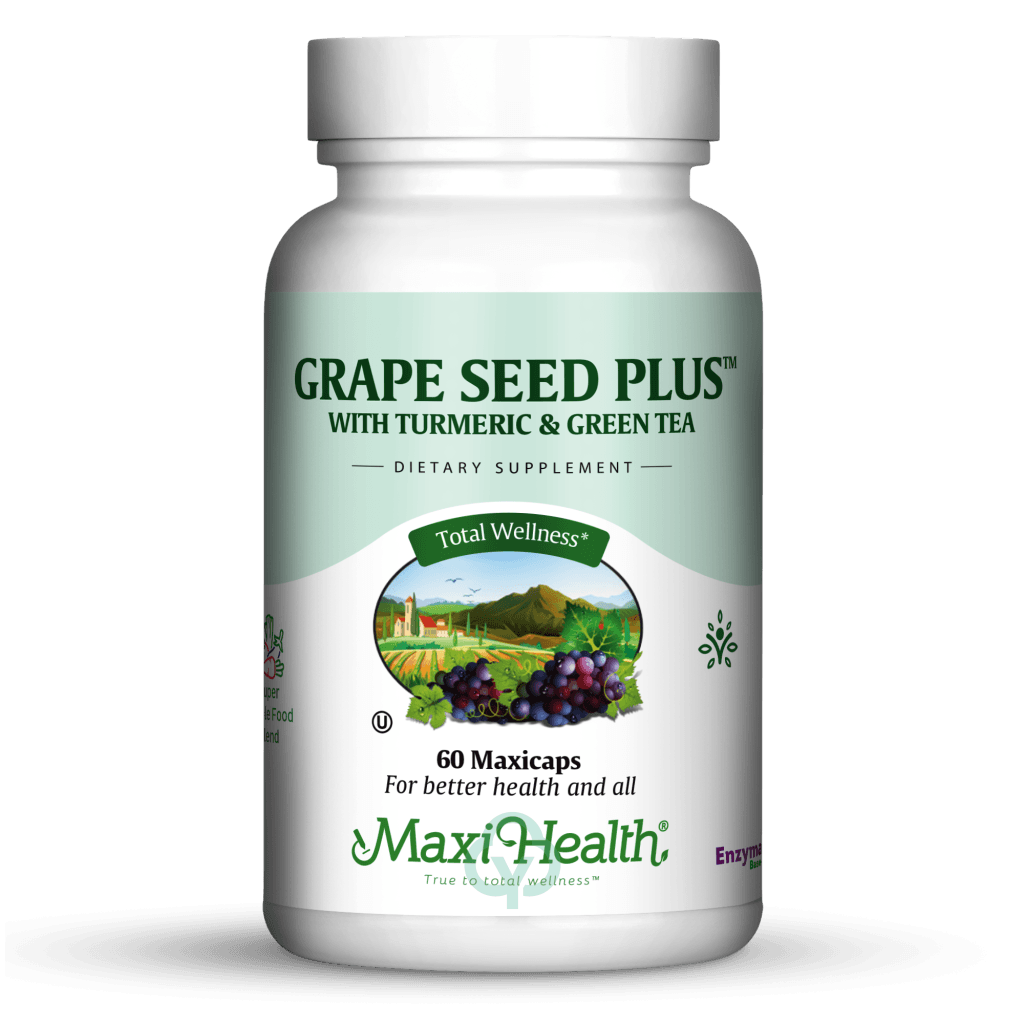 Maxi Health Grape Seed Plus 60 Caps Total Wellness