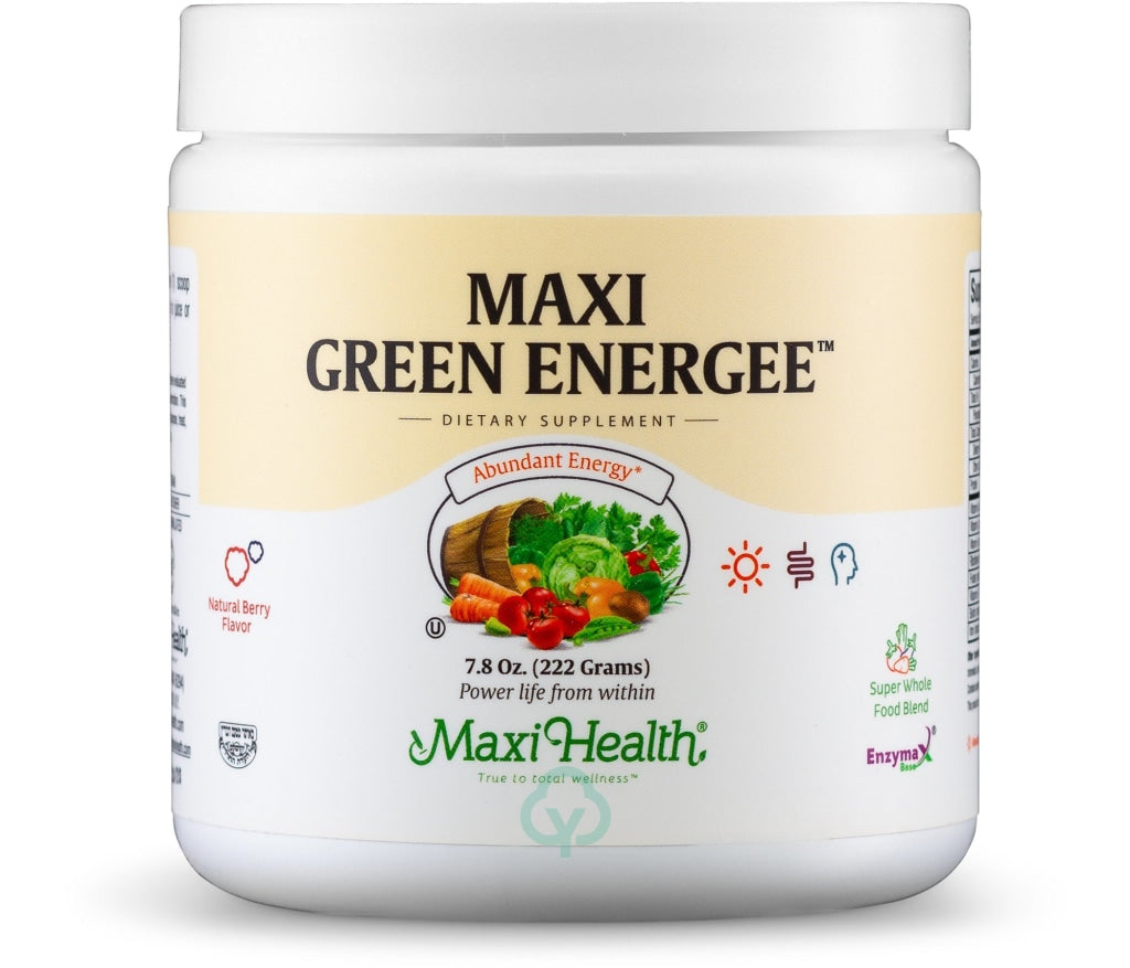 Maxi Health Green Energee Powder 7.8 Oz Abundant Energy