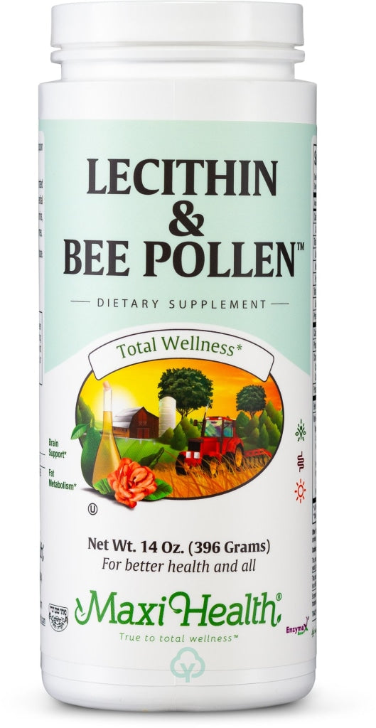 Maxi Health Lecithin & Bee Pollen 14 Oz Total Wellness