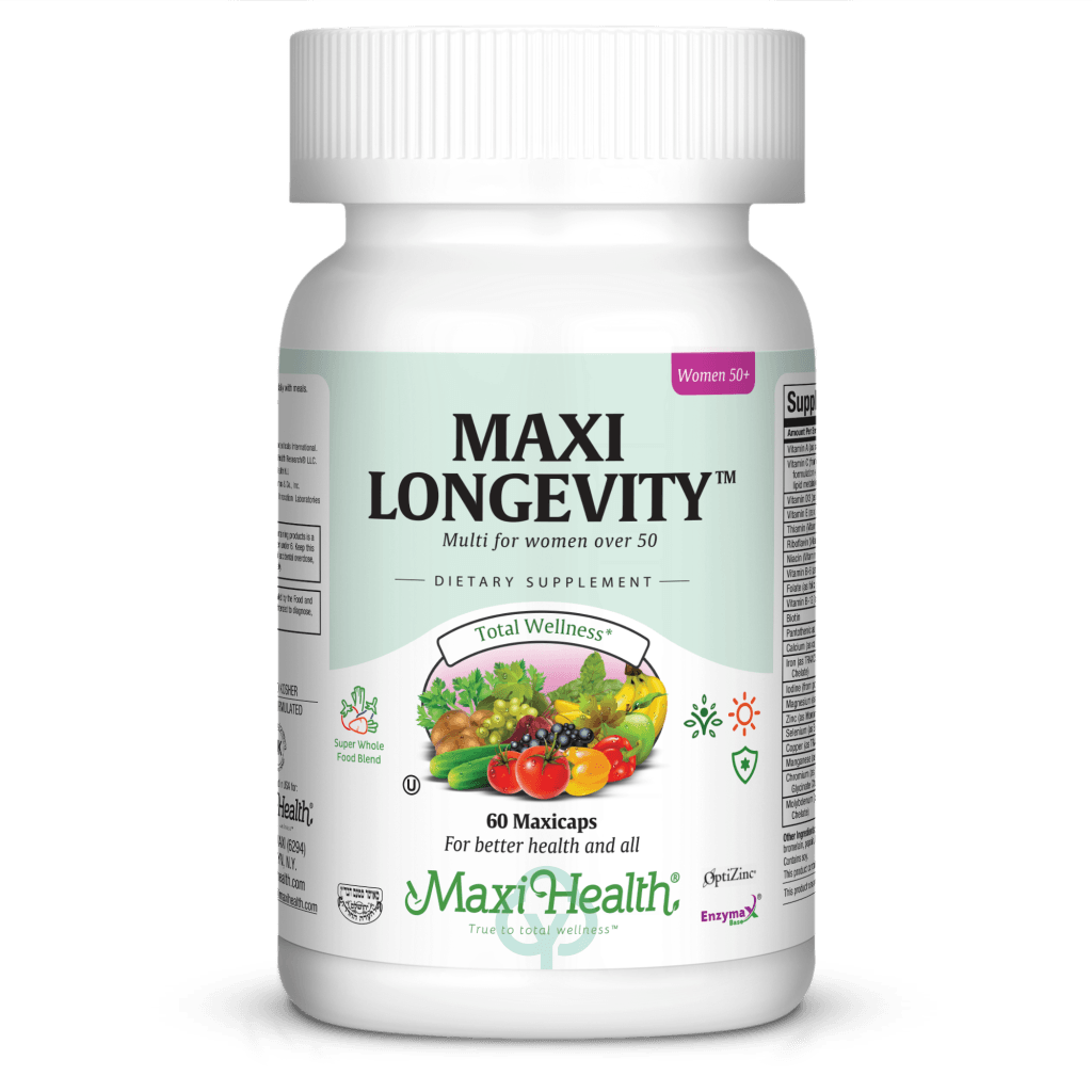 Maxi Health Longevity For Women 60 Caps Total Wellness