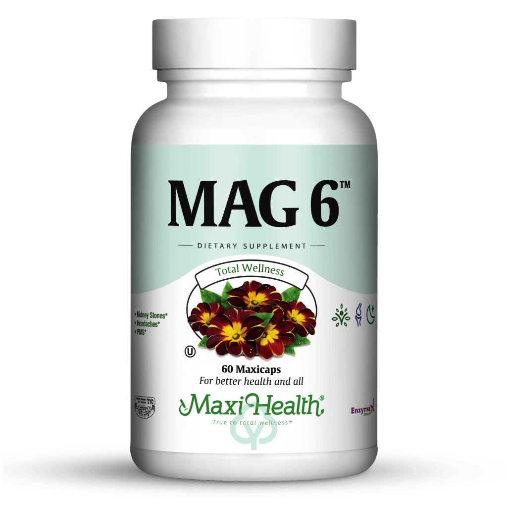 Maxi Health Mag 6 60 Caps Total Wellness