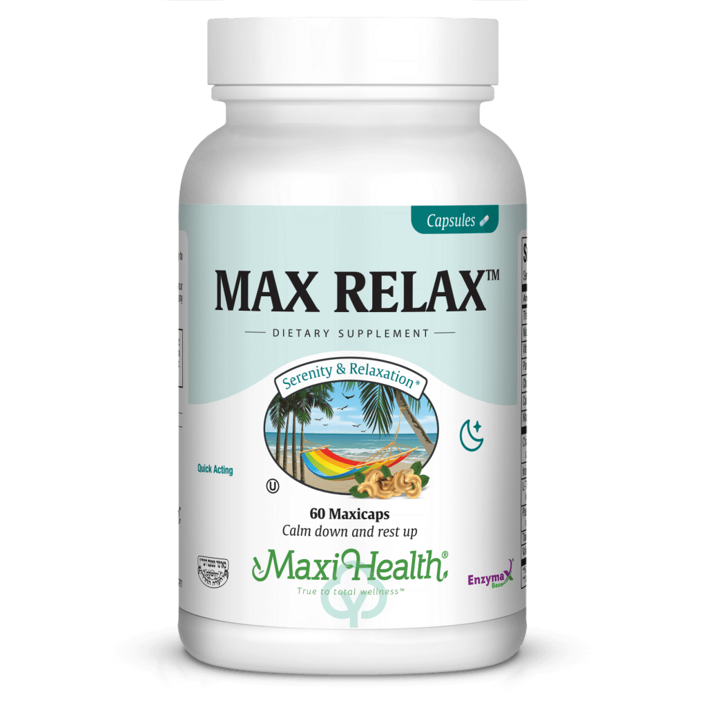 Maxi Health Max Relax Capsules 60 Caps Serenity & Relaxation