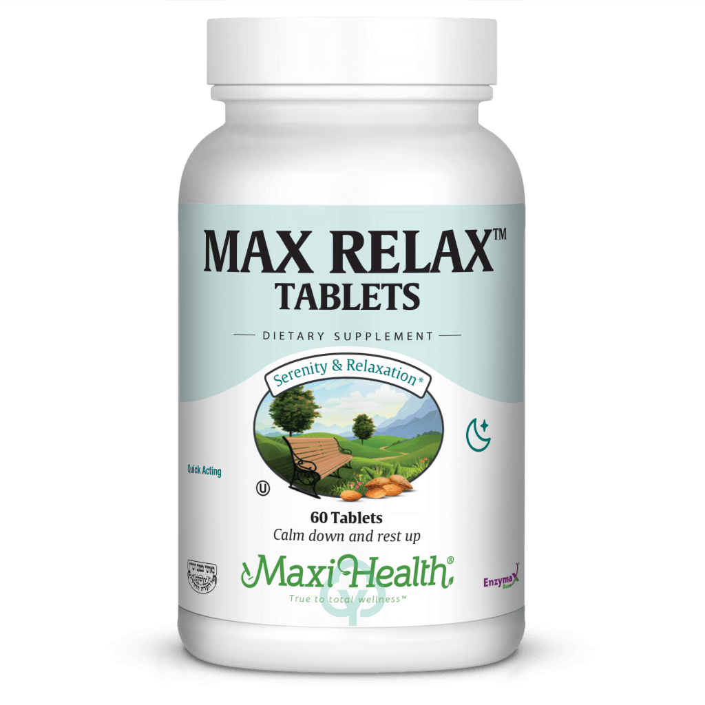 Maxi Health Max Relax Tablets 60 Tabs Serenity & Relaxation