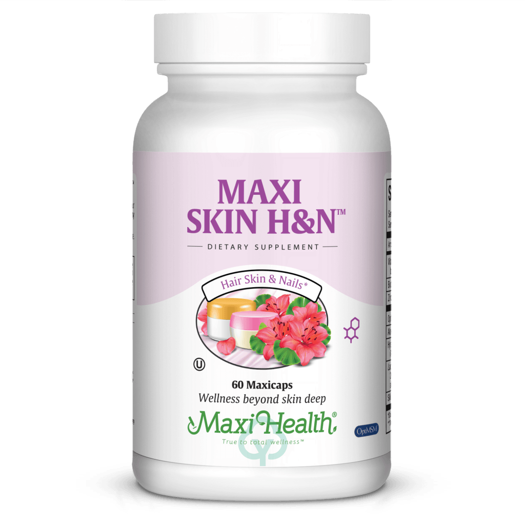 Maxi Health Skin H & N 60 Caps Hair Skin And Nails