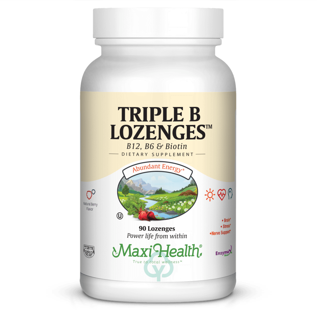 Maxi Health Triple B Lozenges 90 Loz Abundant Energy