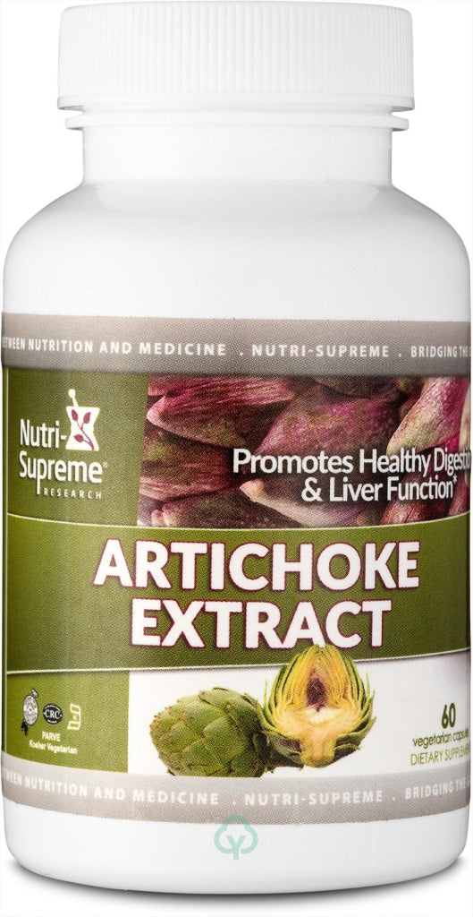 Nutri Supreme Artichoke Extract 500 Mg 60 Veg Caps Digestion & Absorption