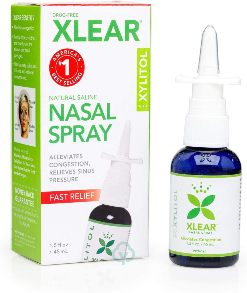 Xlear Nasal Spray For Sinus Relief 1.5 Fl Oz Spray
