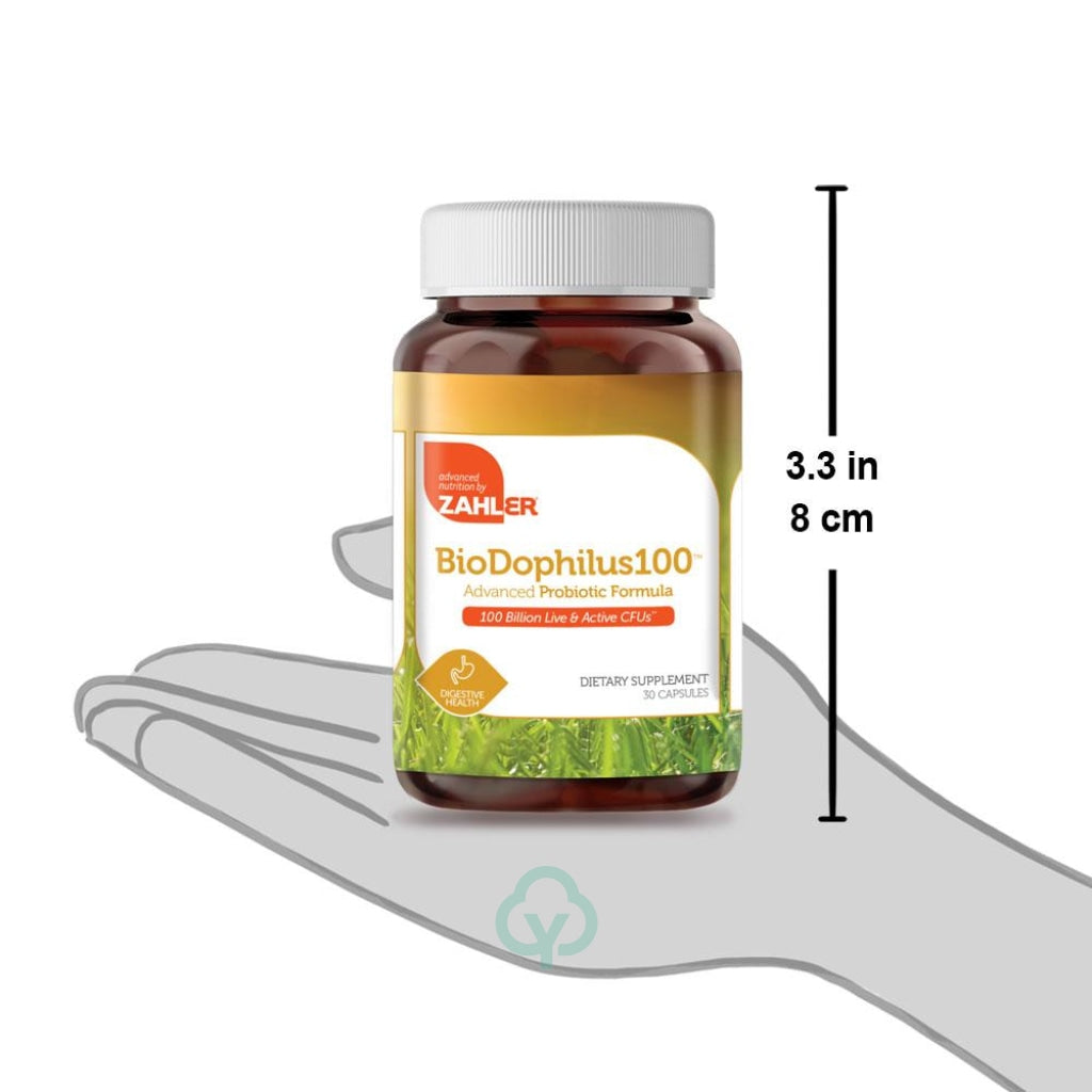 Zahler Biodophilus 100B (30) Capsules Probiotic