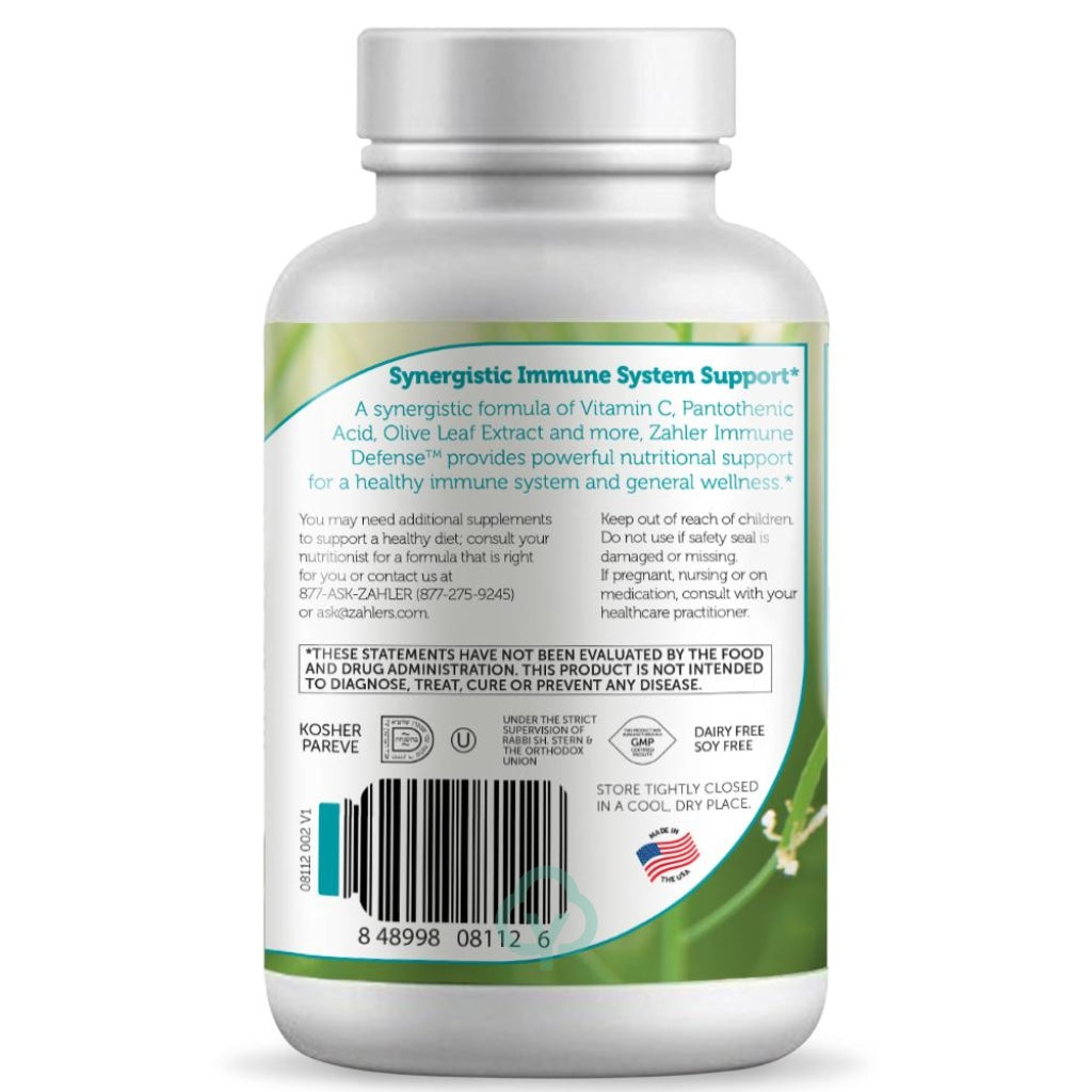 Zahler Immune Defense (120) Capsules Immune Support