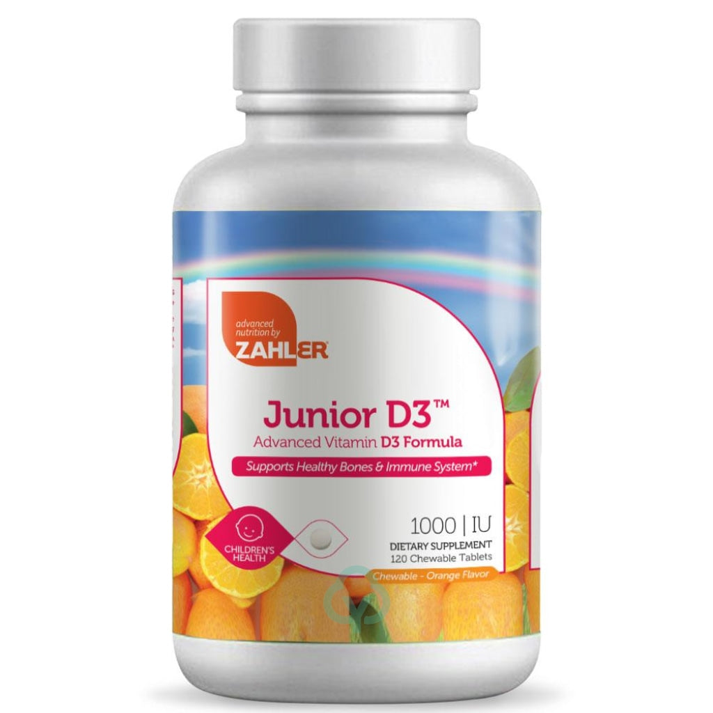 Zahler Junior D3 (120) Chewable Tablets Immune Support