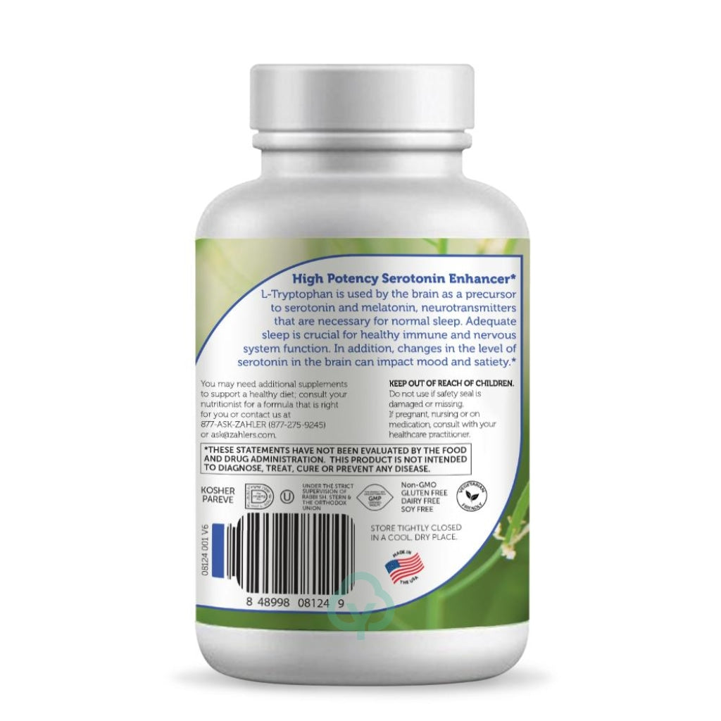 Zahler L-Tryptophan (60) Capsules Mind And Spirit