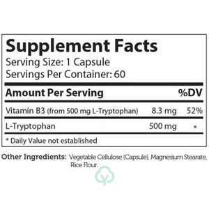 Zahler L-Tryptophan (60) Capsules Mind And Spirit