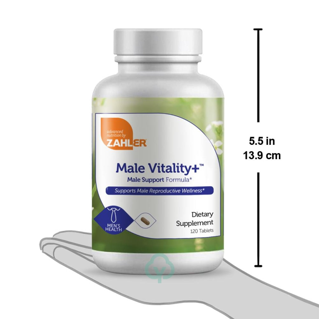 Zahler Male Vitality + (120) Tablets Mens Health