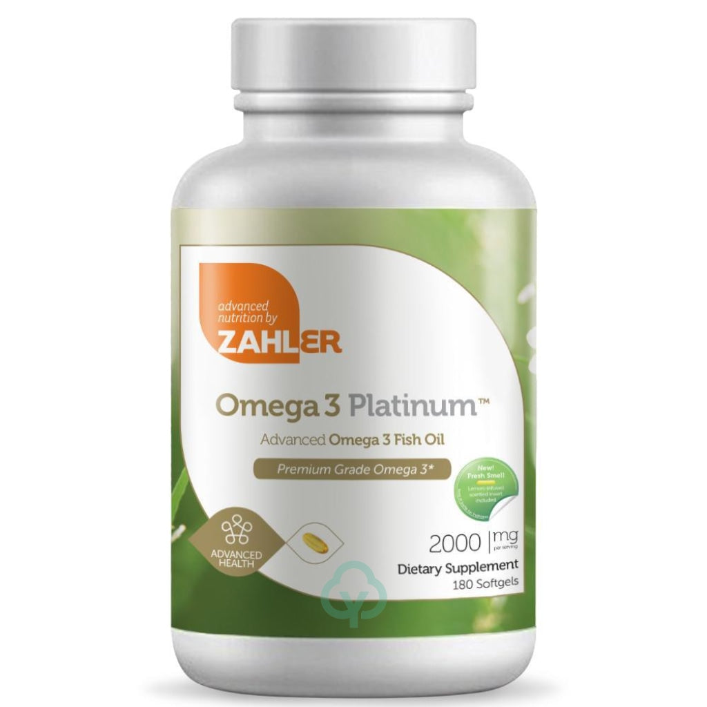 Zahler Omega 3 Platinum 180 Softgels Advanced Health