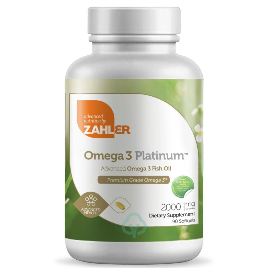 Zahler Omega 3 Platinum 90 Softgels Advanced Health