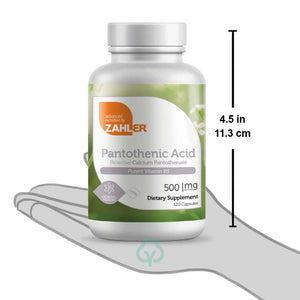 Zahler Pantothenic Acid (120) Capsules General Health