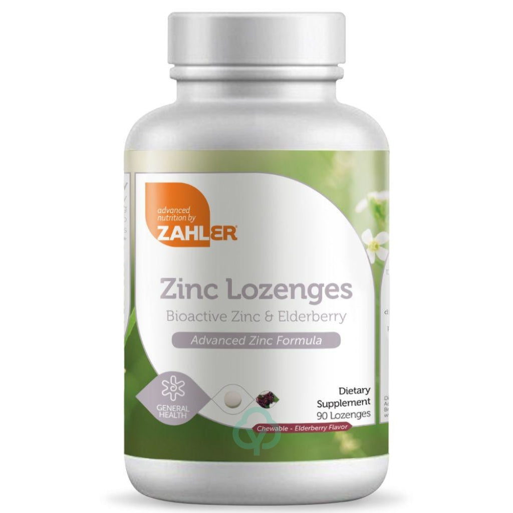 Zahler Zinc + Elderberry (90) Chewable Tablets General Health